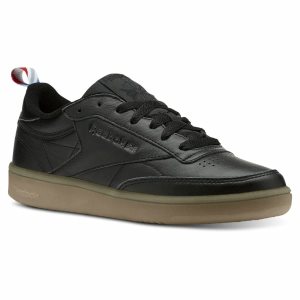 Reebok Club C 85 Turnschuhe Damen - Schwarz/Weiß - DE 179-PGY